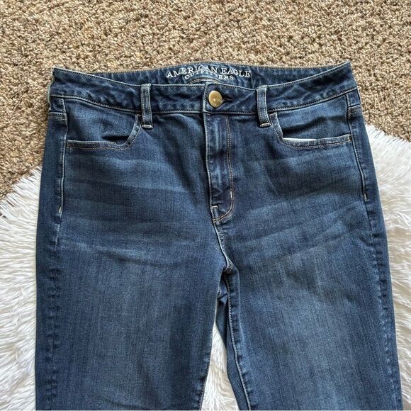 American Eagle Jeans Hi Rise Jegging 360 Super Stretch Womens Size 10 - Picture 3 of 8